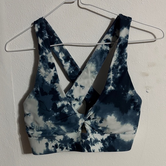Fabletics Other - Fabletics Blue Tie-Dye Sports Bra